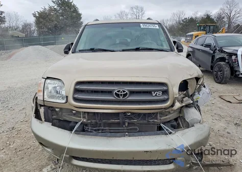 2004 Toyota Sequoia Sr5 from USA, damaged, VIN 5TDBT44A04S232644